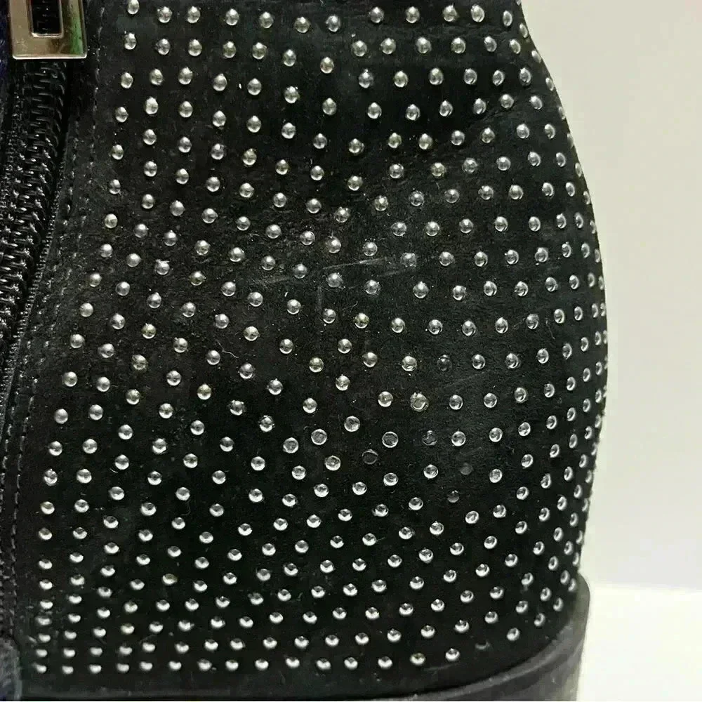 Schutz Chelsea Louise Studded Calf Hair Booties - Picture 8 of 8